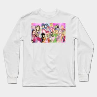 Magical Fairies and cute pets with dreams and rainbows Long Sleeve T-Shirt